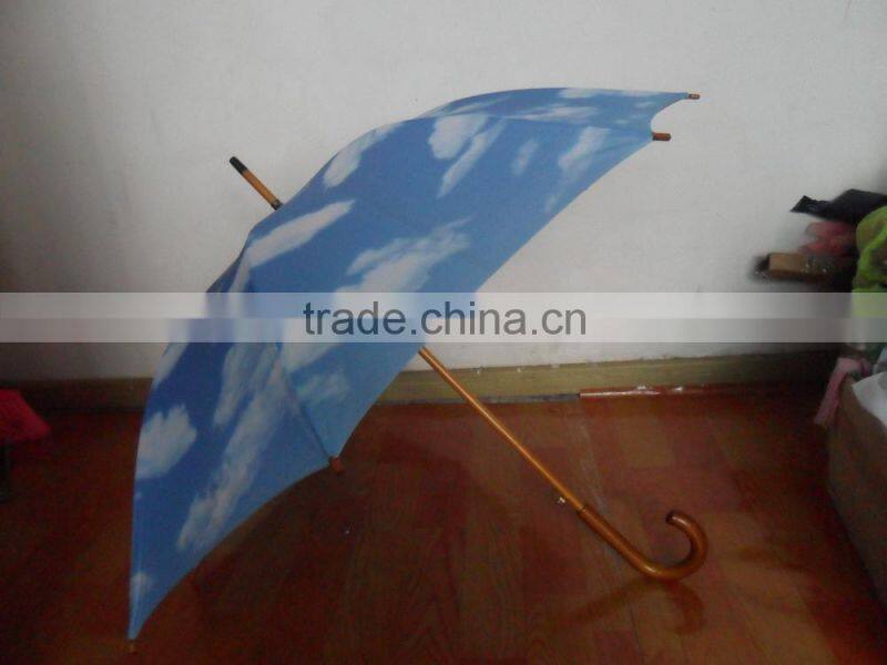 wooden handle umbrella
