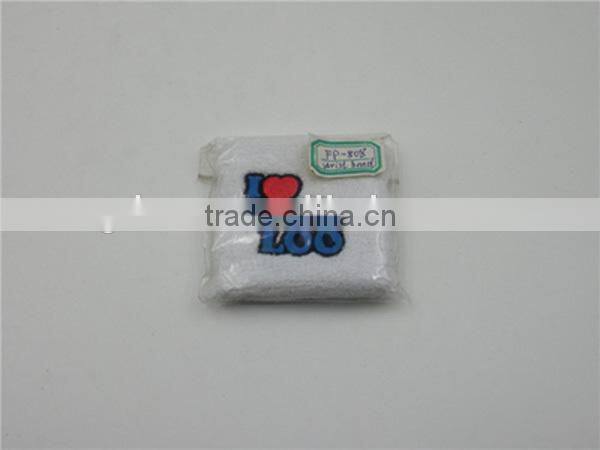 2015 wholesale hot sale custom colorful sport Terry cotton wristbands