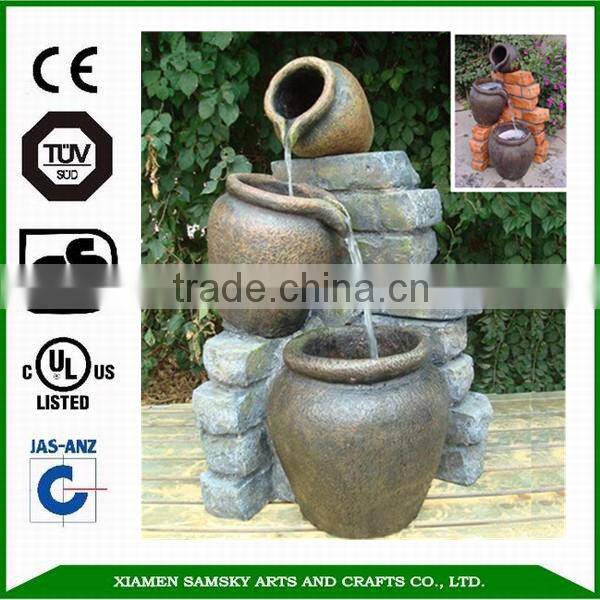 2015 Hot sales garden jar water fountains