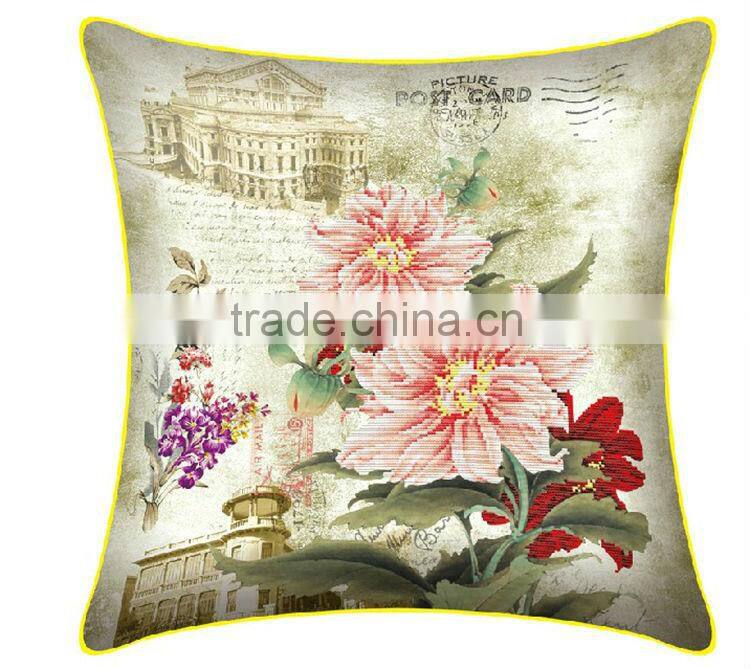 China made home sofa chair decorative printed fashion cushions