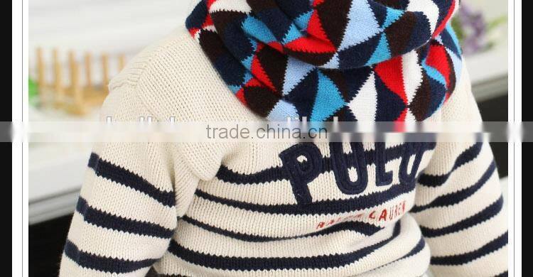 Hot Selling Cute Lovely Triangle Knitting Fashion Baby Winter Scarf