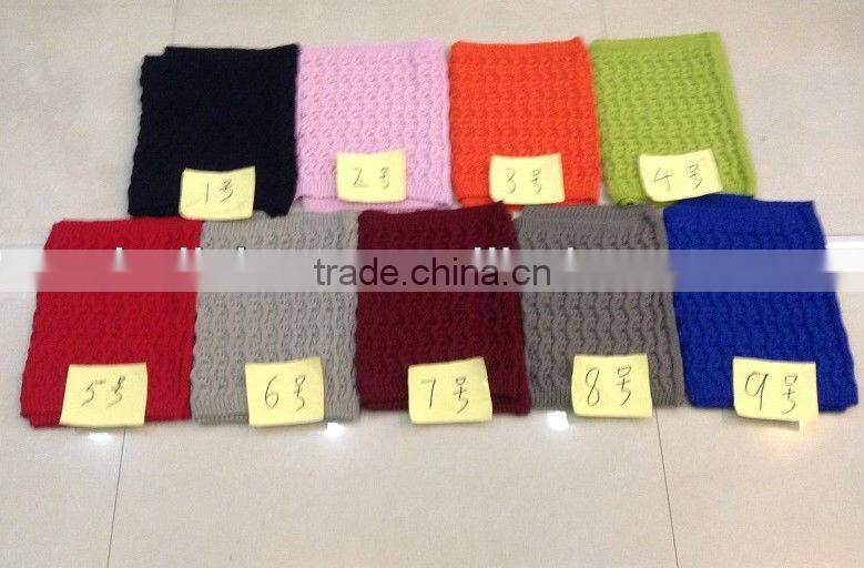 Newest Chevron Loop Women Crochet Winter Scarf