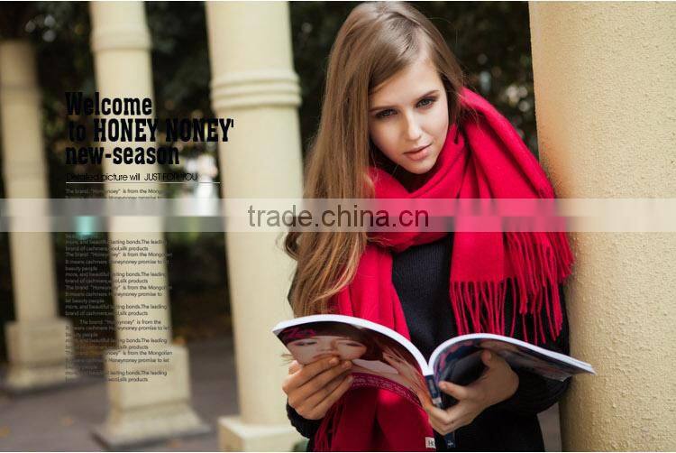 Wholesale Women Fashion Large Plain Nepal Kashmiri Wool Shawl