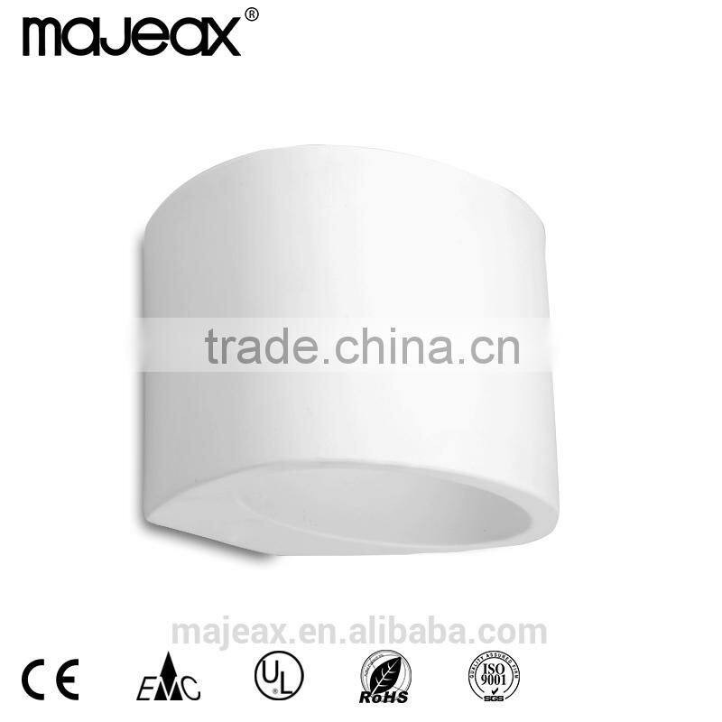European style Gypsum Plaster lighting decorative indoor gesso wall lamp