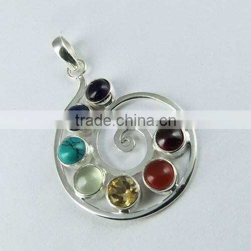 Prong Setting Smoky Quartz & CZ Silver Jewelry, Handmade Silver Jewelry, Wholesale Silver Jewelry