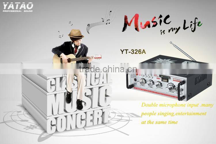 China hot sale amplifier YT-326A support CD/DVD/VCD input HOT!!!Top sell