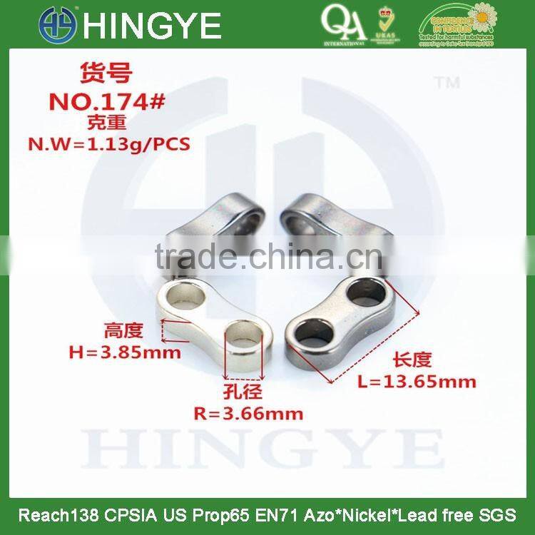 metal cord end two hole cord end cord end clothing