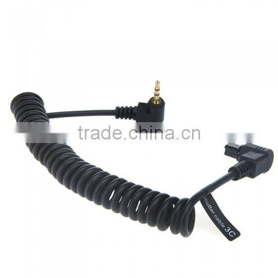 Commlite 2.5mm 3C Remote Shutter Connect Cable For Canon EOS6D, 7D, 50D, 40D, 30D, 5D, 20D, 10D Series