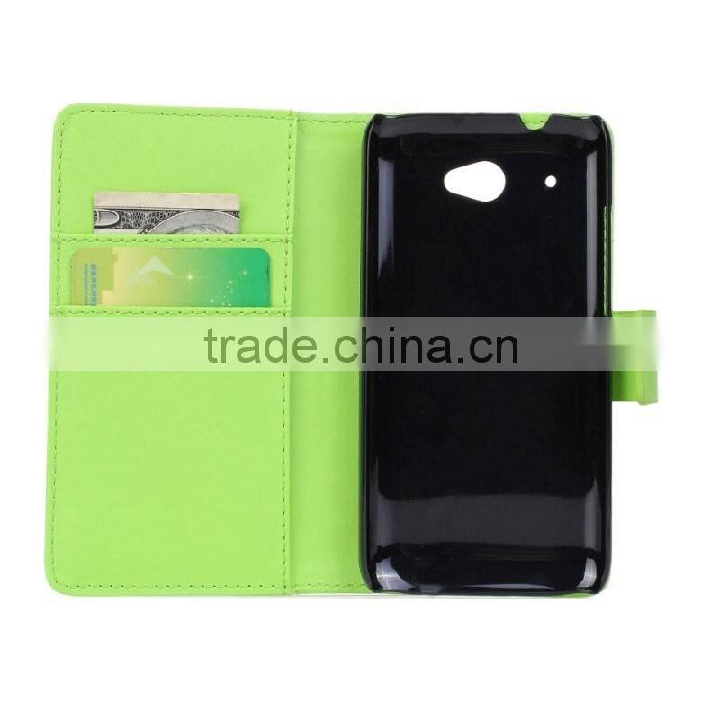 wholesale PU Leather Wallet Cover Stand Flip Case For HTC Desire 601