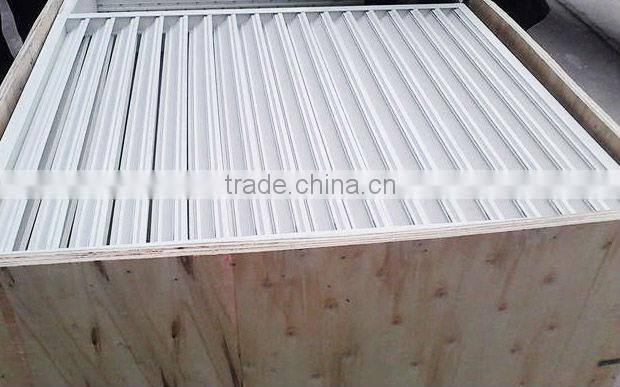 industrial insulated fiberglass window with built-in blinds