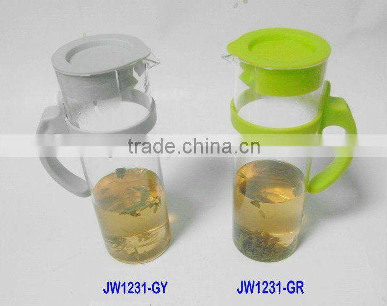 glass pitcher,glass water storage bottle