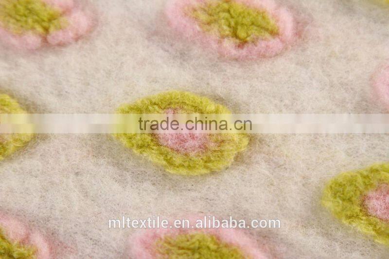 50%Wool/15%acrylic fabric/35%Polyester jacquard Wool fabric