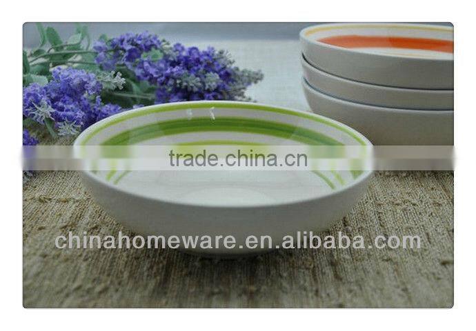 ceramic plate set/round shape/korean style