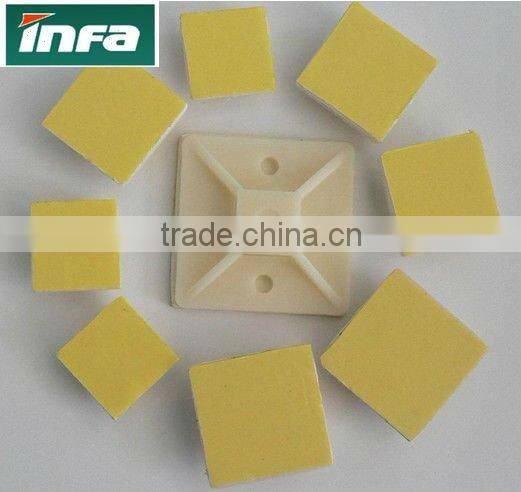 cable tie mount base nylon/plastic tie mounts base