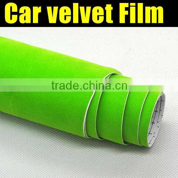 Hot Sale variety of color car velvet vinyl film