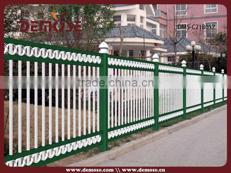 dip fence brushed aluminum stair handrail