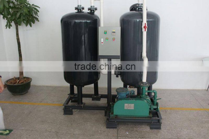 250L integrated desulfurizer and dehydrator system for biogas purification