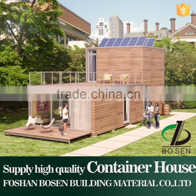 wooden material buildng steel container home prefab houses for living