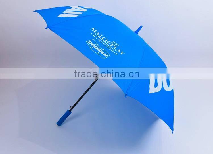 auto open advertising 190t straight umbrella EVA hadle umbrella
