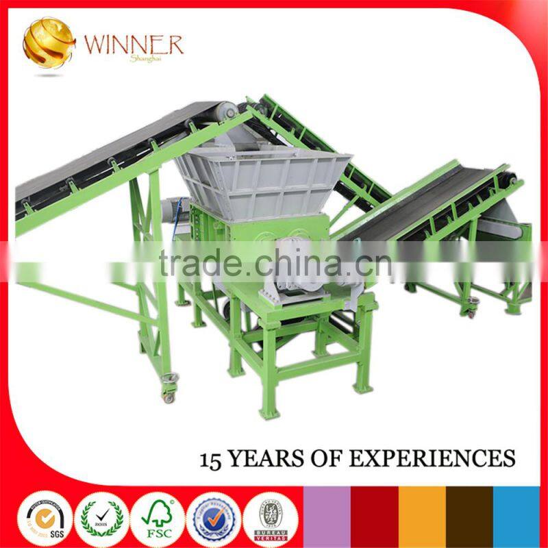 Plastic Tire Shredder Wood Shredder Machine for Germany