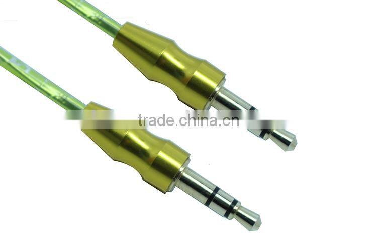 manufacture audio/DC3.5m to DC3.5mm transparent cable