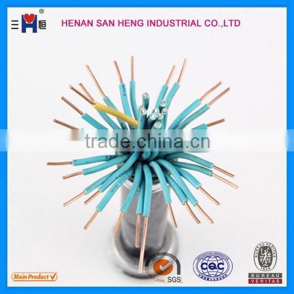 PVC insulation copper wire braided shield control cable