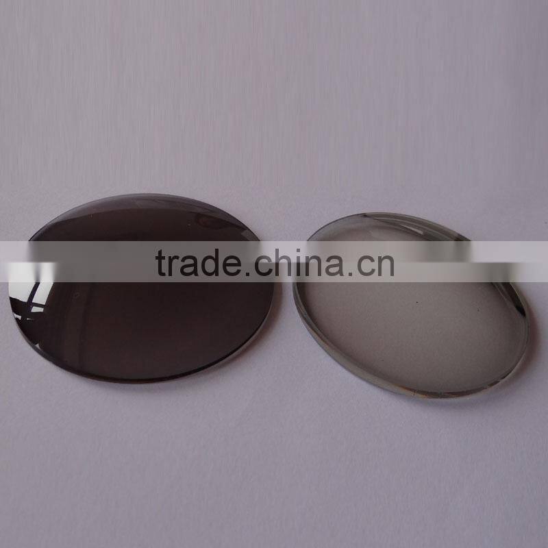 1.523 mineral glass lens photochromic