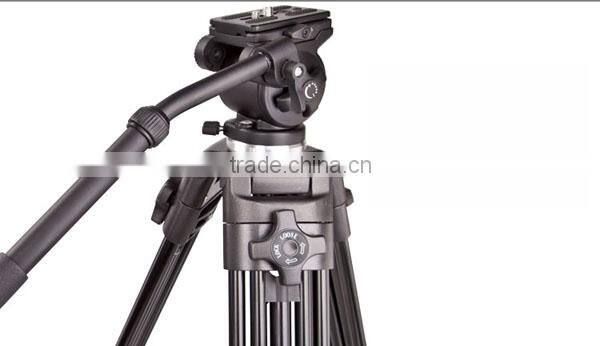 Professional Video Tripod heavy duty with fluid pan head for camera film photography WT717
