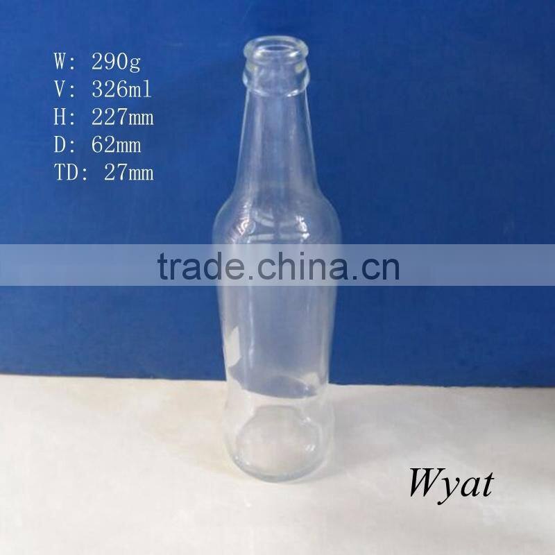 glass beer bottle 300ml empty glass soda bottles 11oz glass bottles for juice