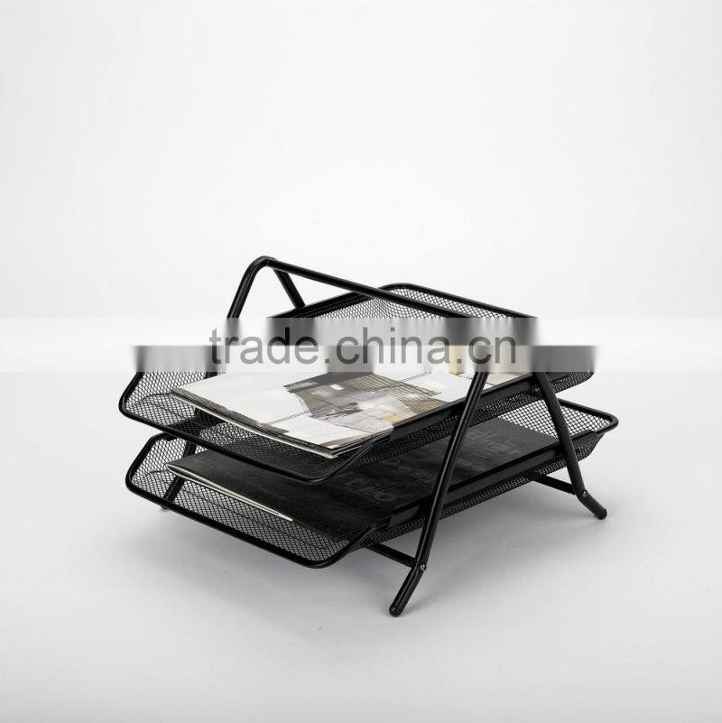 3 tier office file rack