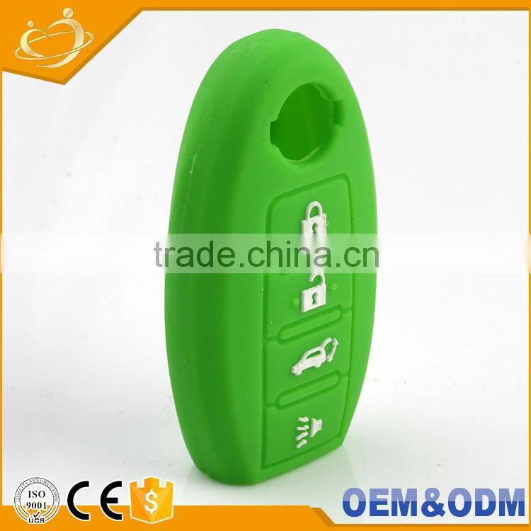 2016 promotional colorful remote key 4 button universal smart key shell silicone case