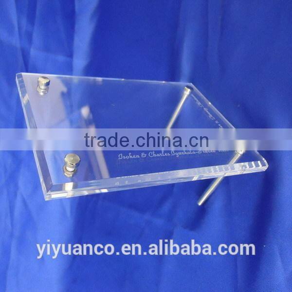 transparent acrylic photo frame