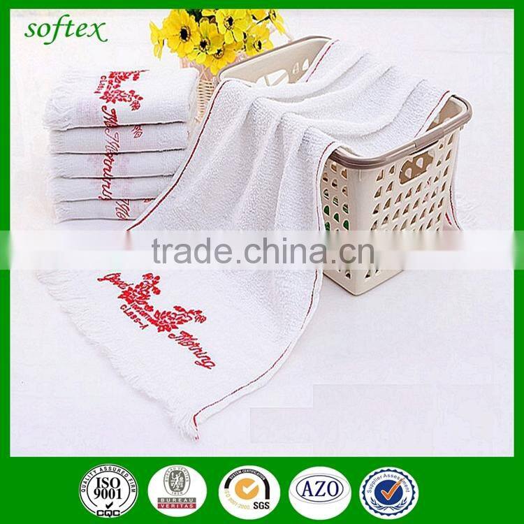 china supplier cotton print good morning kitchen tea towel for philippines
