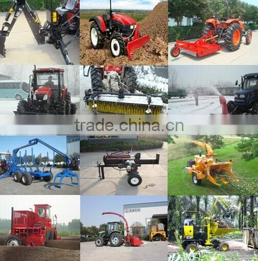 65HP QLN654 Tractor with Front End Loader and backhoe, tractor backhoe loader