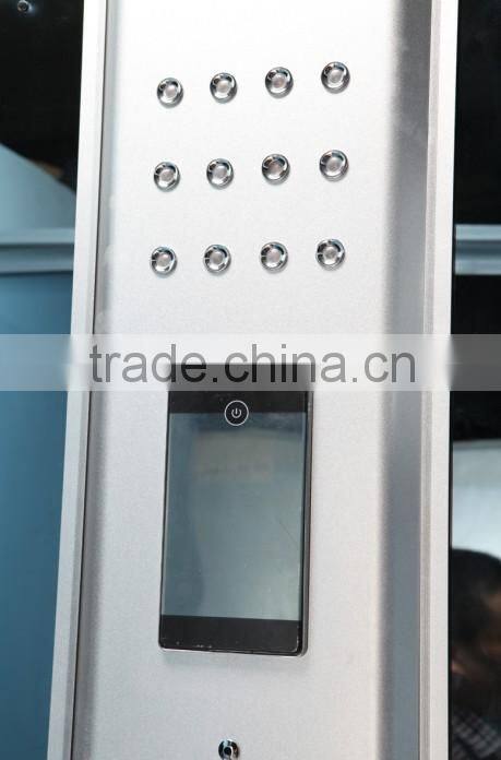 Luxury Living Room Furniture Hangzhou Italian Whirlpool Aluminum Frame Glass Sliding Door Round Home Steam Room