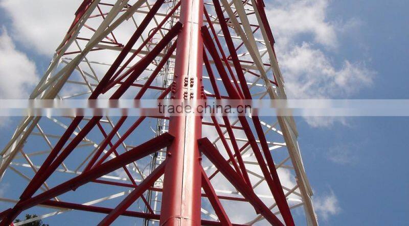 Long lifetime structure steel triangular tower