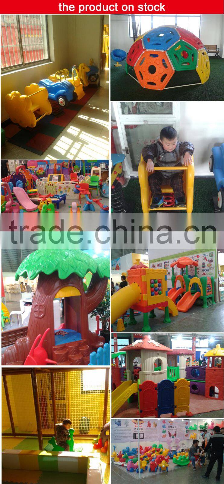 indoor kids plastic play slide set