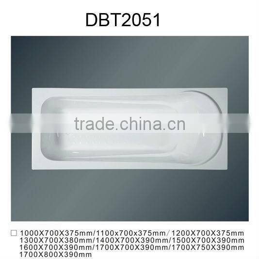 DBT2051 acrylic cheap small baby bathtub