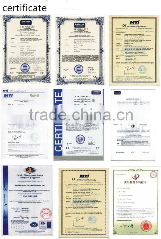 high gaintransparent pvc projection screen fabric for projector use