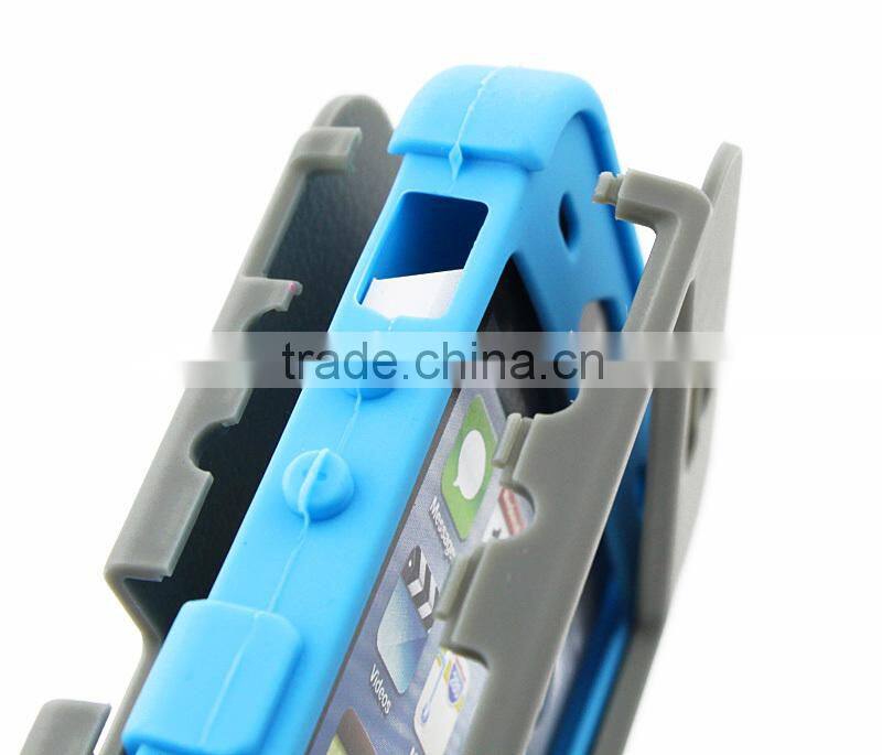 Smart tri-shied bumper case for iPhone 5G 5S factory direct wholesale price