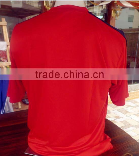 Red sport t shirt Guangzhou factory