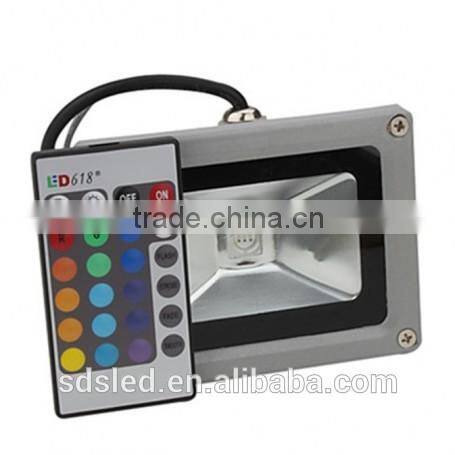 LED High Power LED flood light Silver 10W RGB led floodlight
