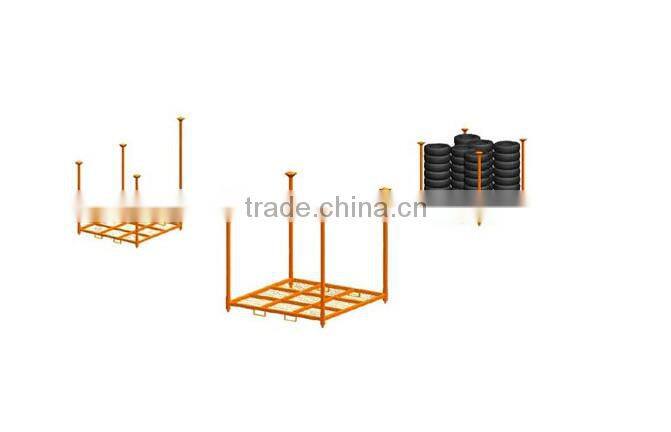 Warehouse storage equipment foldable tire rack