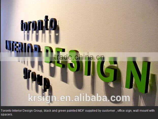 3d acrylic mini letter sign of company logo for advertising