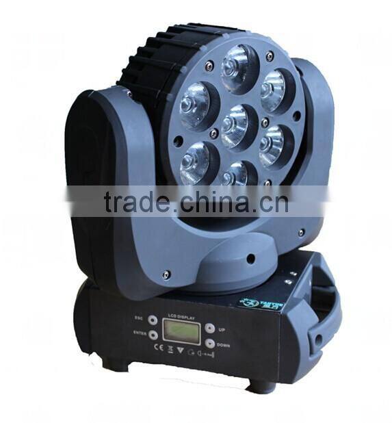 hot sell led par light/10w 7pcs flat led par light