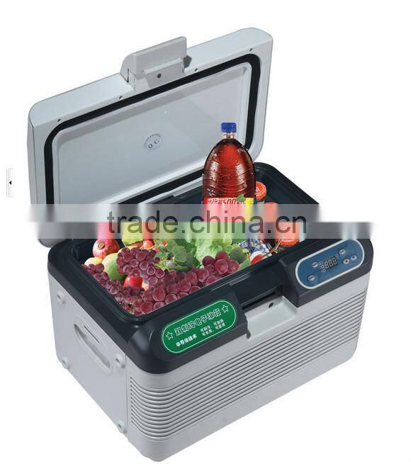 12L Mini Portable Car Refrigerator Double system refrigeration display type