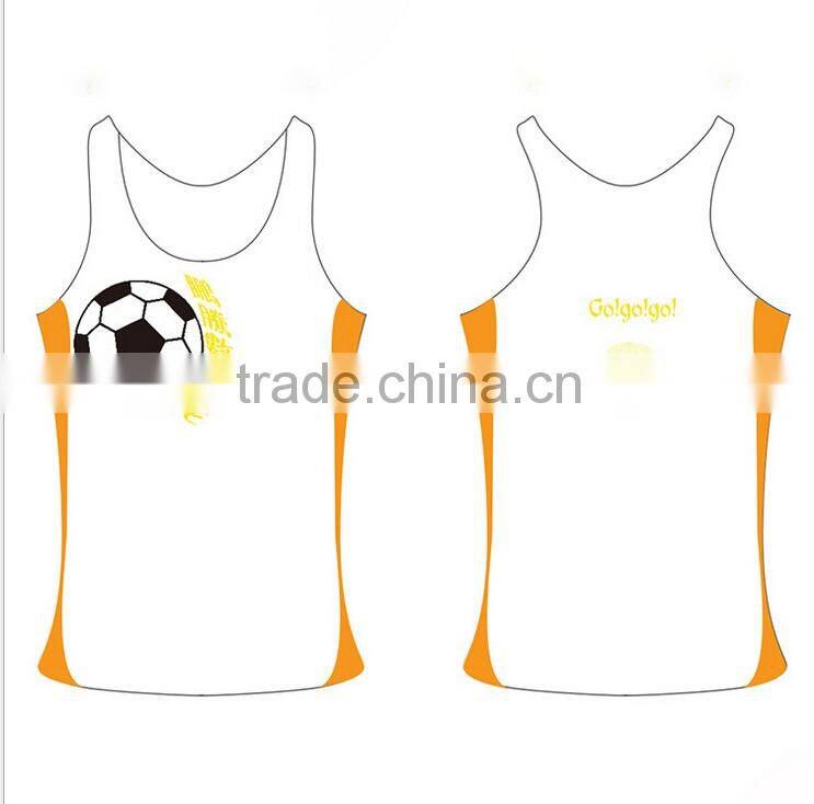 newest style traning sport mesh fabric training singlet