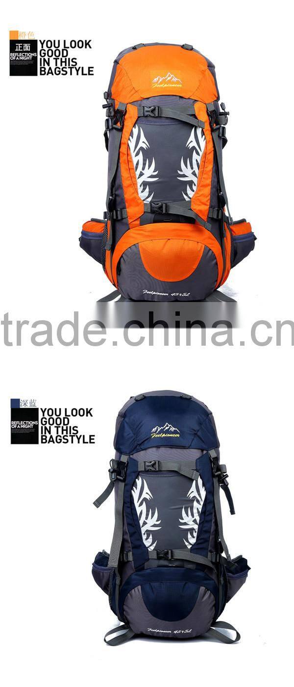 Custom outdoor sprots hiking waterproof backpack