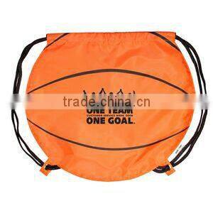Promotional Basketball Sport Drawstring Bag/Cinch Backpack