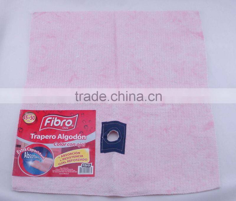 Super water and oil absorbent white color 100%cotton rags for floor